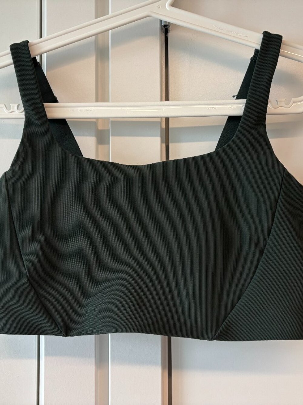 Lululemon green ribbed sports bra